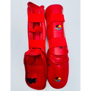 Bảo hộ chân Karate thi đấu ( cả bộ gồm mu bàn chân và ống quyển)