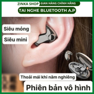 Tai nghe bluetooth 5.3 pin trâu Cảm ứng tai nghe Phiên bản siêu mỏng Đeo không đau khi nằm nghiêng Màn hình led ZIN