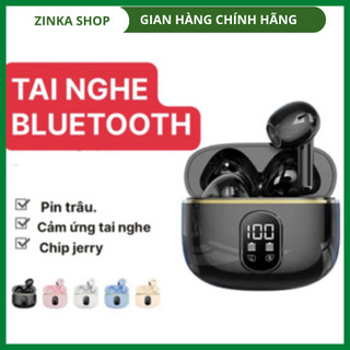 Tai nghe Bluetooth V5.3 không dây màn hình Led thời gian sử dụng 7h Có 6 màu sắc Cảm ứng tai nghe BH 6T ZINKA