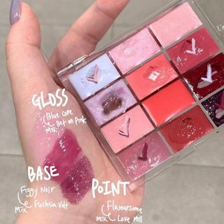 (HSD 15/1/2026) Bảng son WAKEMAKE Soft Coloring Lip Palette 12g