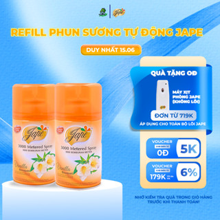 Combo 2 Lõi Xịt Phòng Tự Động Jape, Bình Xịt Phòng Tự Động Chính Hãng Hương Tự Nhiên