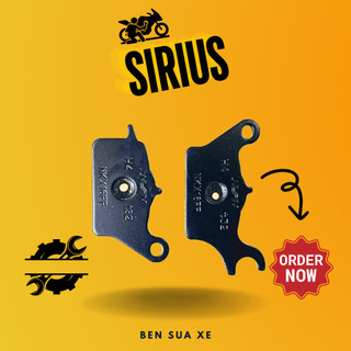 Má phanh đĩa Sirius hộp trắng