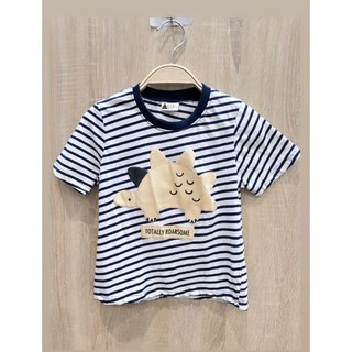 [ẢNH THẬT] + SẴN Áo phông bé trai, bé gái kẻ ngang in khủng long size 9-24kg