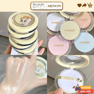 (HOẢ TỐC) Phấn Nén Kiềm Dầu Siêu Mịn, Chống Nước, Dưỡng Da MENOW Tiểu Long Miele Soft Focus Sheer Little Dragon