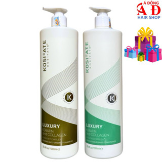 Bộ dầu Gội Xả Dưỡng Sinh Phục Hồi Tóc Kosifate Luxury New 1000ml