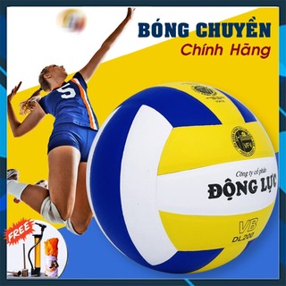 Banh Bóng Chuyền Da Chính Hãng King Ball Quả Bóng Chuyền Thăng Long Động Lực Giá Rẻ Nam Nữ Học Sinh Viên Thi Đấu