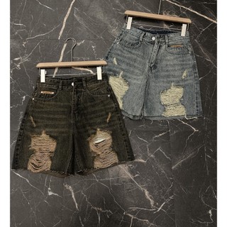 Q88- QUẦN JEANS NGỐ RÁCH TAG NÂU
