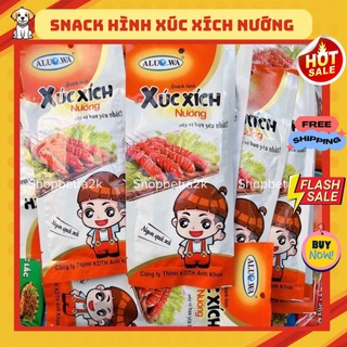 Snack hình xúc xích nướng Aluowa