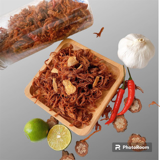 - 1kg heo khô cháy tỏi ngon loại 1