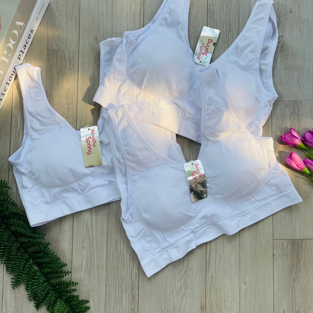 Áo Lá 3 Lỗ Học Sinh Mút Mỏng _ Áo lá học sinh cấp 2 cấp 3 - áo lót học sinh cho bé gái (size 35kg - 