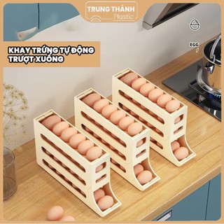 Khay đựng trứng tự động 4 tầng Trung Thành Plastic