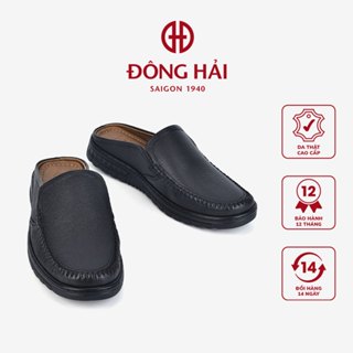 Giày Sục Nam Đông Hải Sapo Siêu Nhẹ Da Bò - G1020