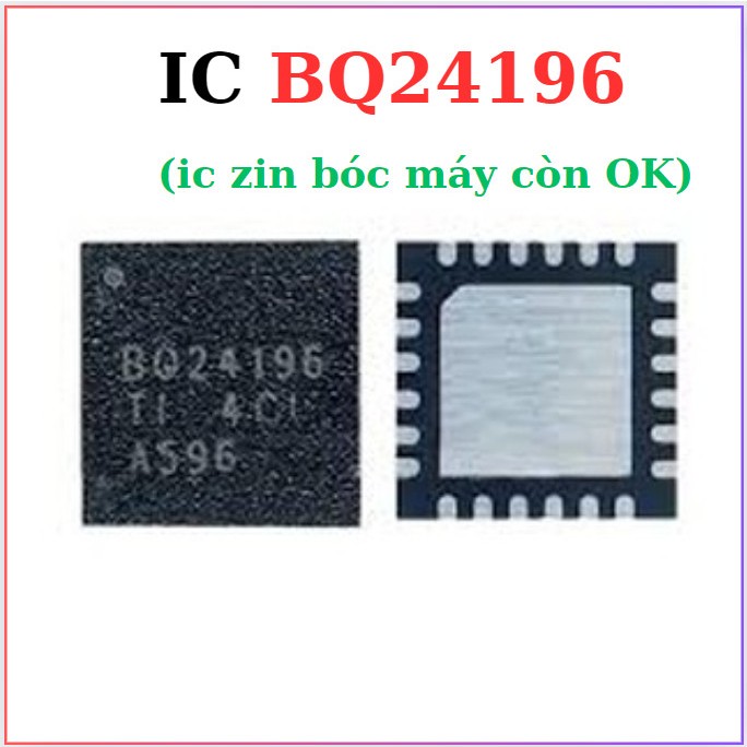 ic sạc BQ24196,sửa chữa main