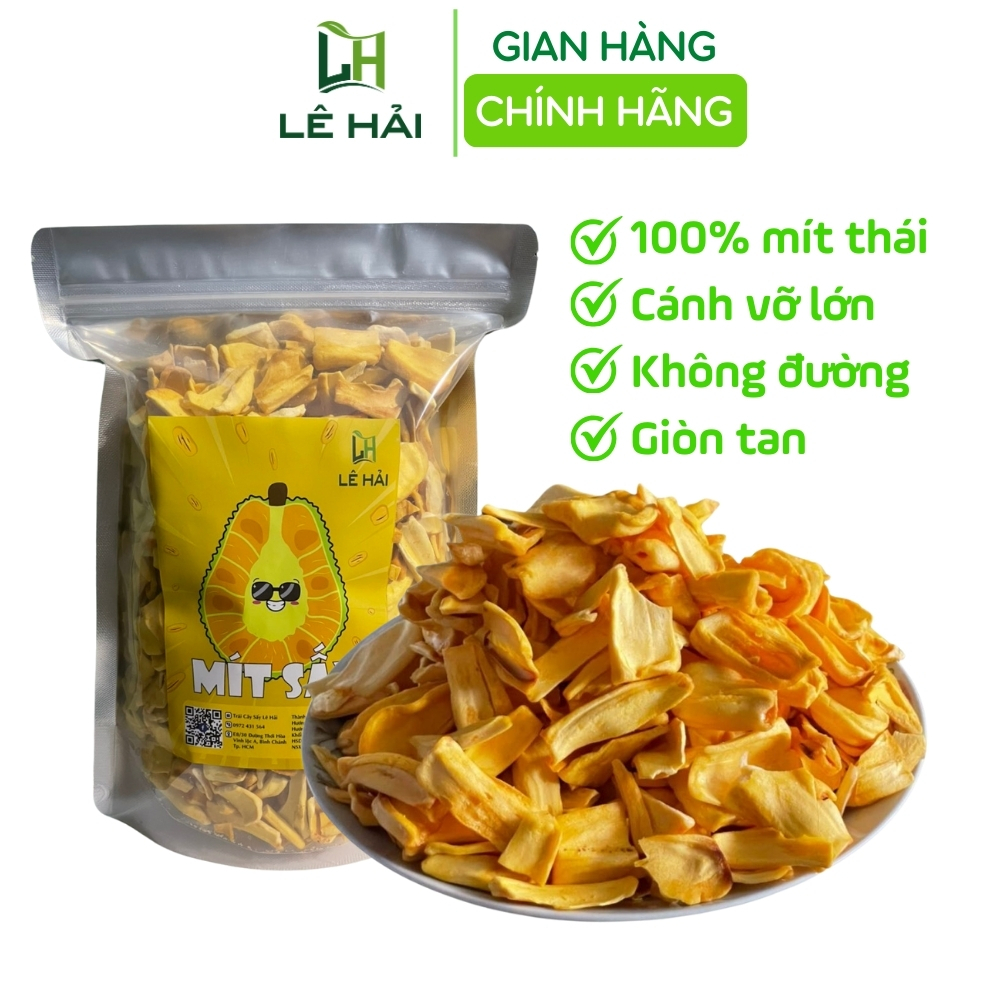 Mít sấy vỡ 1kg Lê Hải, ăn giòn rụm, thơm ngon, không cám