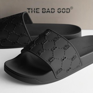 Dép quai ngang slipper The Bad God Tartaros đen fullbox X03 Black 2024