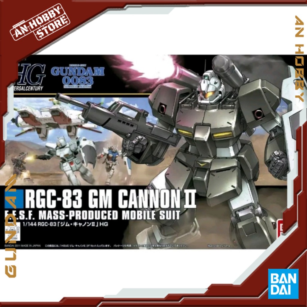 [HÀNG CÓ SẴN] BANDAI Mô hình lắp ráp 1/144 HGUC GM CANNON Ⅱ