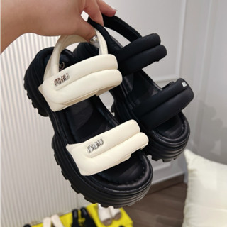 Dép Hai Quai Nữ Quai Ngang Đế Cao Su Mềm Cao 4 Phân - Sandal Mũi Tròn Đế Cao Thời Trang Tôn Dáng