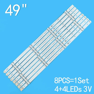 LG 49LH51 #LH57 - Bộ led 4 dãy (4+4) bóng cho Tivi LG 49LH5700 49LH60 49LH510V và các dòng tương tự