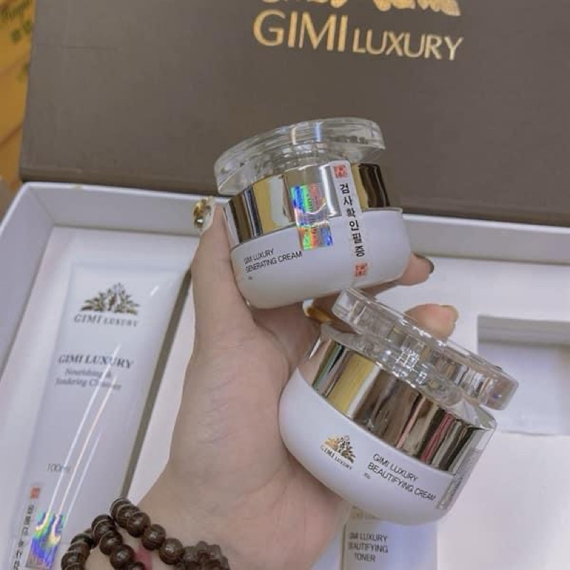 {Chính Hãng 100%} ComBo  Đêm + Chống Nắng GiMi Luxury Hàn Quốc, Mờ Nám, dưỡng trắng, phục hồi, Sản P