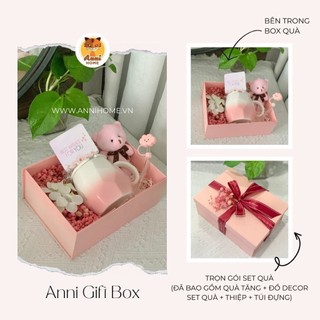 Set quà tặng Anni Home - Anni Home gift box, set quà tặng bạn gái, quà tặng sinh nhật cao cấp, set quà tặng hộp mỹ thuật