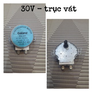 Mô tơ quay đĩa lò vi sóng 30v - trục vát