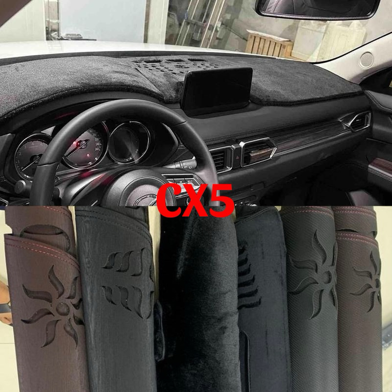 Thảm taplo MAZDA CX5,CX8,CX3,CX30,BT50 đủ chất liệu