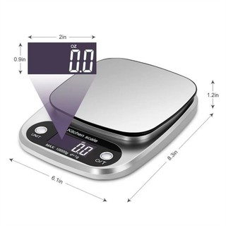 Cân tiểu ly điện tử 10kg - cân nhà bếp 1g cảm ứng