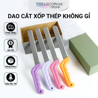  Dụng Cụ Làm Hoa Dao Cắt Xốp Xanh Cắm Hoa Bằng Thép Không Gỉ Dài 36cm - Phụ Kiện Cắm Hoa 