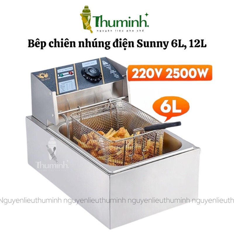 Bếp Chiên Nhúng Điện Sunny Ngăn 6L