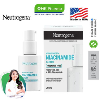 Serum Dưỡng Sáng, Đều Màu Da Neutrogena Hydro Boost+ Niacinamide 29ml