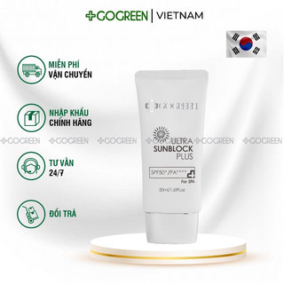Kem chống nắng vật lý gogreen spf50, pa++++ 50ml