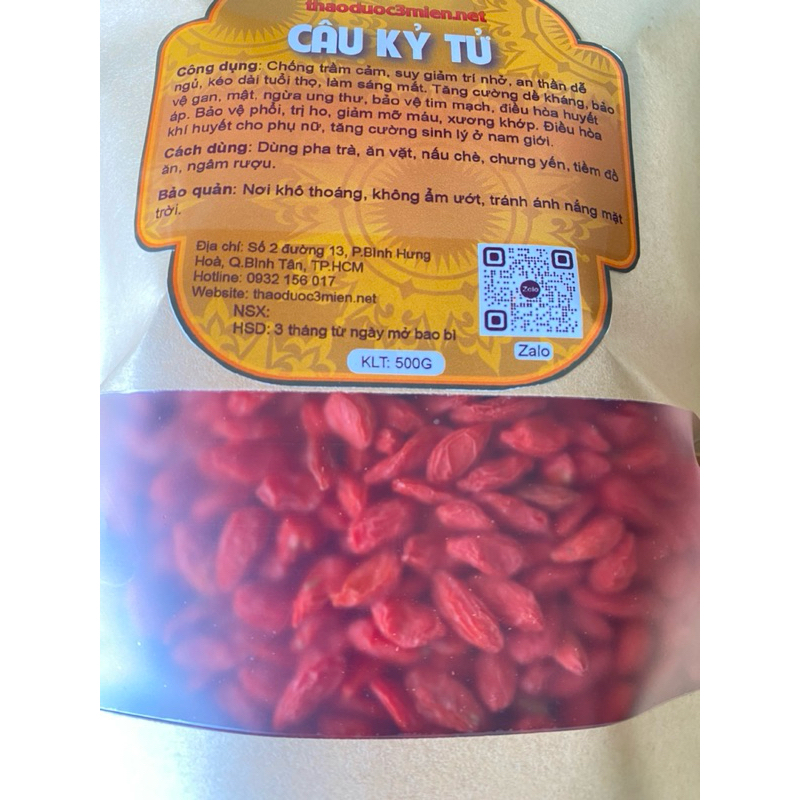 🍀Kỷ tử đỏ (câu kỷ tử) 100gr -VÍP