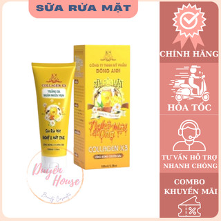 Sữa rửa mặt Collagen X3 nghệ và mật ong