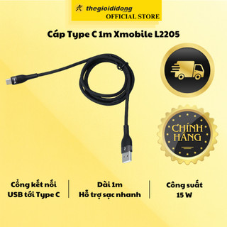 Cáp type c 1m xmobile l2205