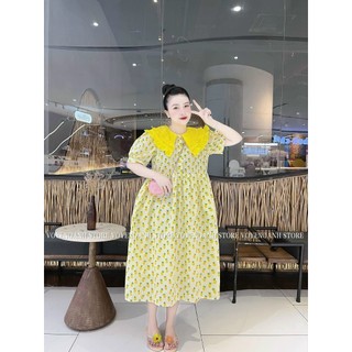 VÁY BABYDOLL CỔ BÈO DÁNG RỘNG - HÀNG THIẾT KẾ n