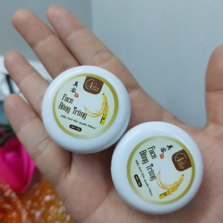 [Combo 2 hủ] Kem Face Đông Trùng - Kem Dưỡng Trắng Da Mờ Thâm Mụn Nicos Chính Hãng