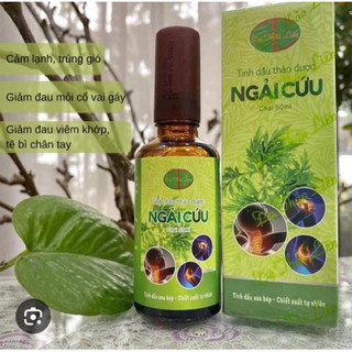 Tinh dầu xoa bóp ngải cứu dạ thảo liên _ loại 50 ml . chính hãng
