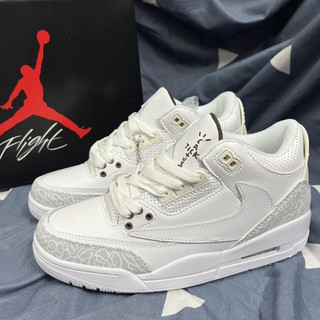 | best quality |giày thể thao jd 3 retro x cactus jack - giày bóng rỗ jd3 màu trắng kem full box