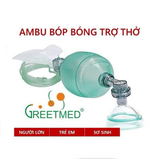 Bóp Bóng thở AMBU hỗ trợ hô hấp nhân tạo người lớn và trẻ em