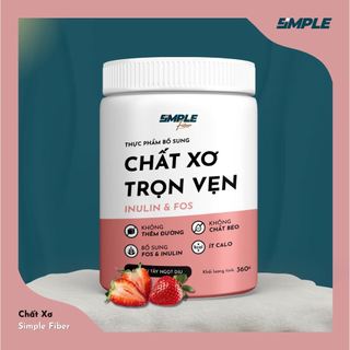 Simple Fiber Bột Uống Chất Xơ Trọn Vẹn Vị Dâu Simple Nutrition