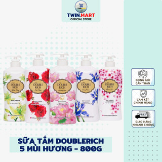 Date xa - Sữa Tắm Double Rich 800g - Hàn Quốc - Hoa hồng, anh đào, iris, lily, sen gạo