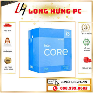 Cpu intel core i3 genth 10, i3 10105f, i3 10105 nof tray new không fan bảo hành 36th