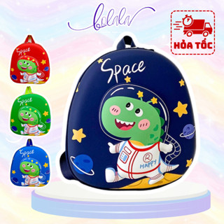  Balo mầm non hình khủng long dập nổi 3D cho bé 1-5T đi mẫu giáo Balo trứng hoạt hình dễ thương cho bé BOLALA STORE BA011 