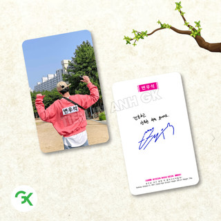 Photocard BYEON WOO SEOK (P4) - Size 9x5.5