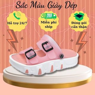 Dép sandal nữ thời trang quai ngang ,đế độn chống trơn trượt