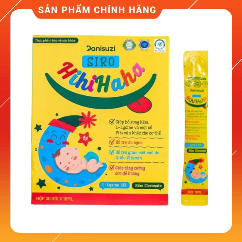 [ CAM KẾT CHÍNH HÃNG + HỘP 30 GÓI ] SIRO HIHIHAHA HUYỀN PHI GIÚP ĂN NGON , NGỦ NGON , HỖ TRỢ TIÊU HOÁ