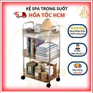 A5 Kệ Để Đồ Đa Năng Spa Nail Trong Suốt Để Mỹ Phẩm, Decor Nhà, Phòng Trọ, Shop, Sắp Xếp Nhà Cửa Đựng Đồ Đạc Gọn Gàng