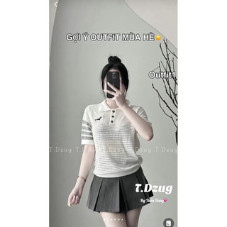 Áo len Thom cổ bẻ siêu đẹp qcl1