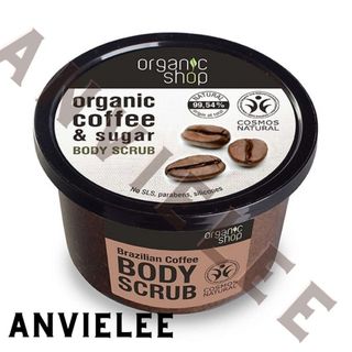 GỐC199K EXP31.12.24 250ml TTBC body ORGANIC SHOP CÀ PHÊ COFFEE & SUGAR SCRUB TẨY TẾ BÀO CHẾT - THANH LÝ AUTH