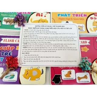 Flashcard phát triển ngôn ngữ